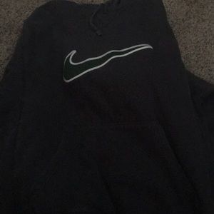 Nike hoodie grey and green men’s medium